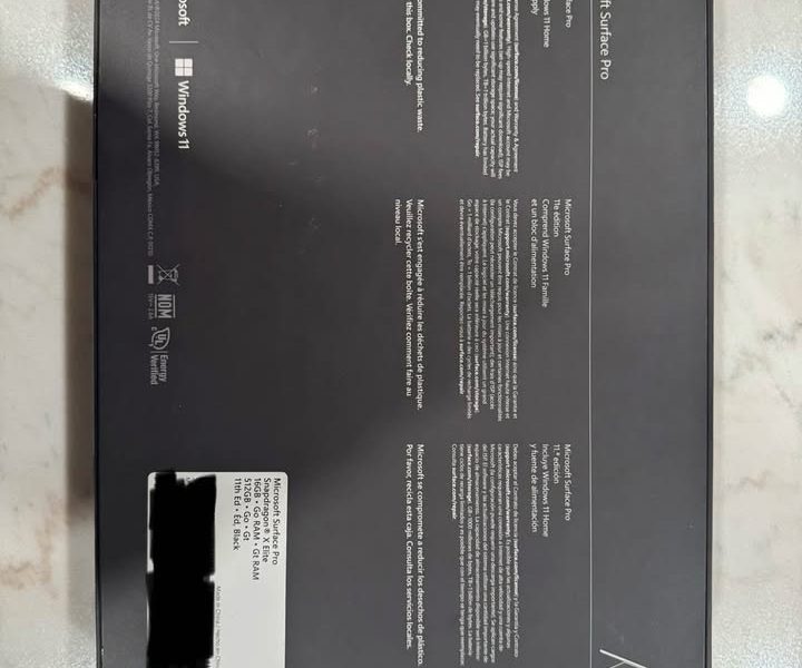 Sealed Microsoft Surface Pro, 11th Edition Snapdragon X Elite, 16GB, WiFi