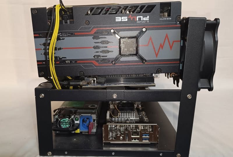 High-Performance 6x RX 5600 XT Crypto Mining Rig