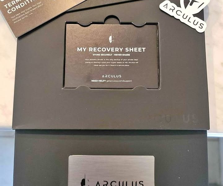 Arculus Cold Storage Crypto Wallet