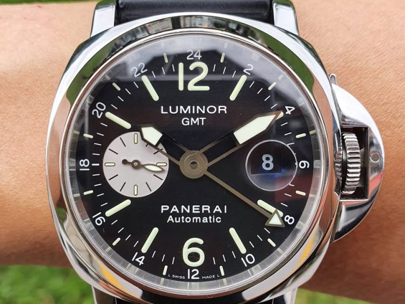 Panerai Luminor GMT PAM 88 44mm Stainless Steel Complete Set Box Papers PAM88 PAM00088 - Watches For Cryptocurrency