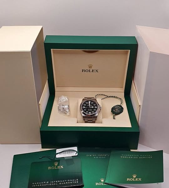 Rolex Air King Airking Ref 126900 40mm Oystersteel 2024 Complete Set Box Papers - Watches For Cryptocurrency