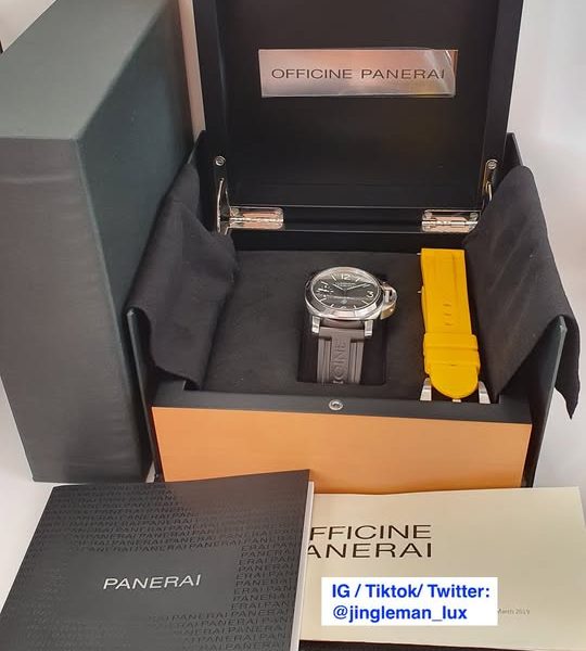 Panerai Luminor Marina Logo PAM 776 3 days 44mm Stainless Steel Full Set PAM776 PAM00776 - Watches For Cryptocurrency