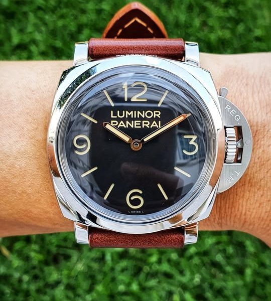 Panerai Luminor 1950 3 Days PAM 372 Stainless Steel 47mm Complete Set PAM372 PAM00372 - Watches For Cryptocurrency